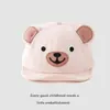 Nueva Gorra de Visera para Bebés y Niños Pequeños para Exteriores Oso Sonriente de Dibujos Animados Sombrero de Ala Suave para Niños Estilo Coreano Sombrero de Sol para Bebés Venta al por Mayor