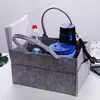 Bolsa de fieltro para pañales nueva y portátil transfronteriza, bolsa de almacenamiento para artículos de bebé, juguetes, pañales, bolsa de pañales de gran capacidad