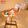 Feria del Templo del Festival de Medio Otoño Celebridad de Internet Colgando Farolillos de Flores Luminosos Se Pueden Personalizar Según Fotos Otros Peces Dorados No Pueden Ser Dibujados con Alambre