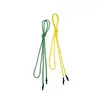 Tubo Termorretrátil de Ponta Dupla Longo de 136cm, Corda Redonda Trançada de Seda Baixa Elasticidade com 32 Fios, Corda Tubo Amarrada, Corda Colorida para Cós