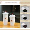 Venta al por mayor de fábrica Vaso de papel hueco de doble capa blanco desechable para café Aislante antiquemaduras Vaso para llevar Bebida caliente Vaso para té con leche
