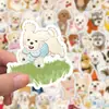 60 Pegatinas Lindas de Dibujos Animados Peludas tipo Graffiti para Niños como Recompensa Caja de Papelería Decorativa DIY Pegatinas para Taza de Agua