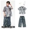 Ropa Infantil de Moda para Danza Urbana, Trajes de Mezclilla para Niños, Ropa Cool y a la Moda, Ropa para Actuación de Danza Jazz Hiphop para Niñas