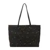 Bolsa de Mano Estilo Dulce al por Mayor Bolsa Tote para Mujer 2026 Verano Nuevo Bolso de Hombro Termoadhesivo con Patrón de Estrella, Sensación de Alta Gama, Bolso de Axila