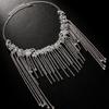 Nueva cadena para el cabello con borlas para novia de Amazon, cadena para la frente multicapa a la moda que combina con todo, accesorios étnicos para el cabello, cadena para el cabello