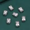 Plata de Ley S925 conoce accesorios retro brillante plata tailandesa doble cara posterior Nube DIY material de cuentas hecho a mano joyería al por mayor