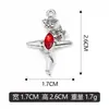 Colgantes para pulseras DIY de flor y estrella con incrustaciones de diamantes, colgantes para collares, accesorios de joyería disponibles para pedidos al por mayor mixtos, venta directa del fabricante, transfronterizo