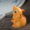 Talla en Madera de Ciprés de las Doce Ratas del Zodiaco, Adorno de Mano, Decoración del Hogar, Coleccionable, Pieza de Exhibición Portátil