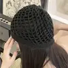 Gorro de Ganchillo con Patrón Hueco Tejido para Mujer, Color Sólido Versátil de Primavera y Verano, Moda Estilo Coreano, Gorro de Lana Pullover con Parte Superior Redonda
