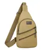 Riñonera de lona transfronteriza nueva para hombre, bolsa de pecho para hombre, mochila de moda para hombre, bolso de hombro, bolsa cruzada deportiva multifuncional