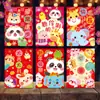 2027 Año de la Oveja Nuevo Lindo Dibujo Animado del Zodiaco Oveja Festival de Primavera Creativo Año Nuevo Bolsas Pequeñas de Sobres Rojos Venta al por Mayor