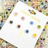 Celebridade da Internet Rosa Entalhada de Três Folhas Joias de Arte para Unhas Flores Luminosas Tingidas com Halo Decoração de Unhas Vestíveis Acessórios de Joalheria DIY