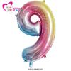 Globo de Película de Aluminio Digital Versión Gruesa de 30 pulgadas / 32 pulgadas Globo Venta al por Mayor Globo Digital de 75 cm Decoración de Fiesta Globo Inflable