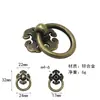 Anillo de Tirador para Tarro de Cerámica, Asa para Tarro de Té, Muebles Clásicos Chinos, Anillo de Tirador con Agujero Oculto, Accesorios para Cajas de Regalo