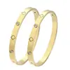 Pulseira de aço inoxidável nicho alta costura não desbota pulseira de titânio feminina trevo de quatro folhas joia de personalidade atacado