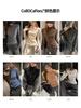 Camiseta Básica Derong para Mujer en Otoño e Invierno, Cuello Alto Medio, Ropa Interior Cálida, Aspecto Adelgazante en el Hombro Derecho, Top de Color Puro de Manga Larga de Alta Gama para Llevar como Prenda Exterior