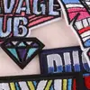 Pegatina Bordada Lixin Accesorios para Ropa Etiqueta de Tela con Letra Parche con Bordado de Computadora Pegatina Parche Accesorios para Ropa Pegatina de Tela con Insignia