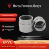 Fio interno de upvc rosca interna direta dente interno junta tubulação de água pvc conexões adesivas 4 pontos 6 pontos 1 polegada 50 63 75