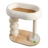 Marco de escalada para gatos, Cama para gatos, Rascador de sisal integrado para gatos, Árbol para gatos resistente a los arañazos y que no suelta pelo, Juguete para gatos para entretener a los gatos