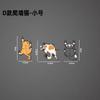 Divertido adhesivo rascable personalizado para mascota gato Adhesivo rascable para coche Adhesivo decorativo para carrocería Adhesivo impermeable para locomotora de coche eléctrico