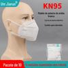 KN95 Máscara de válvula de respiração de carvão ativado Máscara anti-poeira industrial de 7 camadas espessada montada na cabeça com tira de esponja