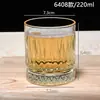 Vaso Octagonal de Vidrio Templado, Engrosado y Resistente a la Temperatura, Adecuado para Uso Doméstico y Comercial, Vaso Específico para Whisky y Licores para KTV Bar, Vaso para Cerveza