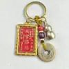 Pingente Dupla Face Estilo Gotejamento de Óleo em Liga para DIY, Chaveiro de Funcionários Celestiais Abençoando Tudo Suavemente, Itens Sem Tabu Pendurados