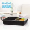 Plástico Carnudo Pequeno Quadrado Preto Quadrado Colorido Acabamento e Armazenamento Combinação Vaso de Flores de Plástico Bandeja Vaso com Encaixe de Folhas Prato para Sementes e Mudas