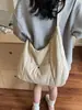 Bolso cruzado plisado ligero de gran capacidad para mujer 2025 Nuevo estilo japonés Bolso de hombro Bolso tote casual para ir al trabajo