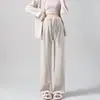 Pantalones de maternidad para el verano de 2026, nuevos pantalones deportivos casuales de cintura alta holgados con cordón que no aprietan el vientre durante el embarazo, ropa de maternidad