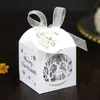 Caixa de Doces Natalina Gravada a Laser, Caixa de Doces de Rena, Caixa de Doces Floco de Neve Vazado para Noivado Agradecimento Feriado em Estoque