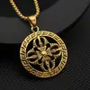 Colgante de aleación con tótem retro europeo y americano transfronterizo, collar de moda personalizado para hombre, accesorios de cadena para suéter, venta al por mayor