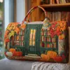 Estação independente nova transfronteiriça bolsa de viagem Halloween Natal estampa casual da moda bolsa de ioga feminina bolsa de mão