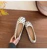 Sapatos Mary Jane com Laço Estilo Girly Sapatos Femininos 2026 Outono Novo Estilo Fundo Plano Boca Rasa Sola Macia Casuais Versáteis Sapatos Individuais