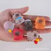 Gato Siamés Azul Ojos Lindo Dibujo Animado Adorno de Resina para Coche Figura Creativa Juguete Artesanal Regalo para Niños Estudiantes