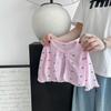Roupa de Verão Ultrafina de Proteção Solar para Meninas Doce Bonito Laço Cardigã Confortável para Ar Condicionado Casaco Bebê Estilo Ocidental