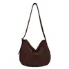 Bolso de Felpa Gamuzada Estilo Coreano Meilade para Mujer 2026 Nuevo Bolso de Hombro Casual Simple Relajado Bolso Cruzado de Gran Capacidad