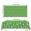 Amazon Tema de Fútbol Mantel Desechable Mantel Banderín de Guirnalda Adorno de Panal Decoraciones para Fiesta de Cumpleaños
