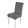 Funda de Silla de Terciopelo Zorro Plateado Funda Universal Elástica de Cuatro Estaciones para Silla de Comedor Sala de Estar de Hotel Funda de Silla de Terciopelo a Prueba de Polvo