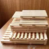 Estante de Almacenamiento de Cocina de Tronco de Madera de Pino Almacenamiento Sencillo Almohadilla Aislante de Calor a Prueba de Humedad Mini Bandeja Alfombrilla para Mascotas Soporte para Plantas