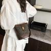 Bolso Popular Transfronterizo para Mujer 2025 Nuevo Versátil Nicho Retro Bolso Balde Casual Hombro Cruzado