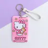 Perro pudín Sanrio perro parchia kulomika juego certificado de control de acceso de autobús cordón de dibujos animados juego de tarjeta de comida para estudiantes