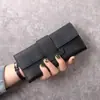 Cartera Larga Simple para Mujer Estudiante Moda Plegable Triple Tapa Abatible Pequeña Fresca Billetera para Monedas Bolsa para Tarjetas Multifuncional con Hebilla para Mujer