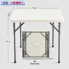 Mesa para Romper Huevos, Mesa de Ajedrez y Cartas, Mesa Cuadrada, Mesa Plegable Portátil de Plástico, Mesa de Mahjong, Mesa para Jugar al Aire Libre