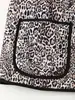 Venta al por mayor transfronteriza de ropa nueva para mujer de otoño/invierno: Estilo europeo y americano, a la moda, versátiles, corte holgado, chaquetas de algodón con estampado de leopardo