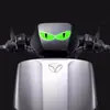 Pegatinas Luminosas 3D Ojo de Diablo de Motocicleta Calcomanías Ojo de Gato Adecuadas para Pegatinas de Decoración de Vehículos Eléctricos