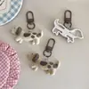 Chaveiro de Pelúcia Fofo Estilo Japonês Desenho Animado Cachorro Dachshund Chaveiro de Pelúcia Fofo Pingente Venda por Atacado