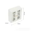 1:12 Accesorios de Decoración de Escena en Miniatura para Casa de Muñecas Gabinete de Pared de Baño Gabinete de Almacenamiento de Cocina Accesorios Colgantes