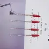 Haohua Escova Descartável para Cílios Colorida Escova Curvadora de Cílios Escova para Sobrancelhas Escova para Aparar Sobrancelhas Escova Espiral Pente de Cílios Ferramenta de Maquiagem de Beleza