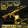 Playerunknown's Battlegrounds Peace Elite M416 Piel Dragón Dorado Cinco Garras Aleación Desmontaje Modelo de Pistola de Juguete Regalo Adorno